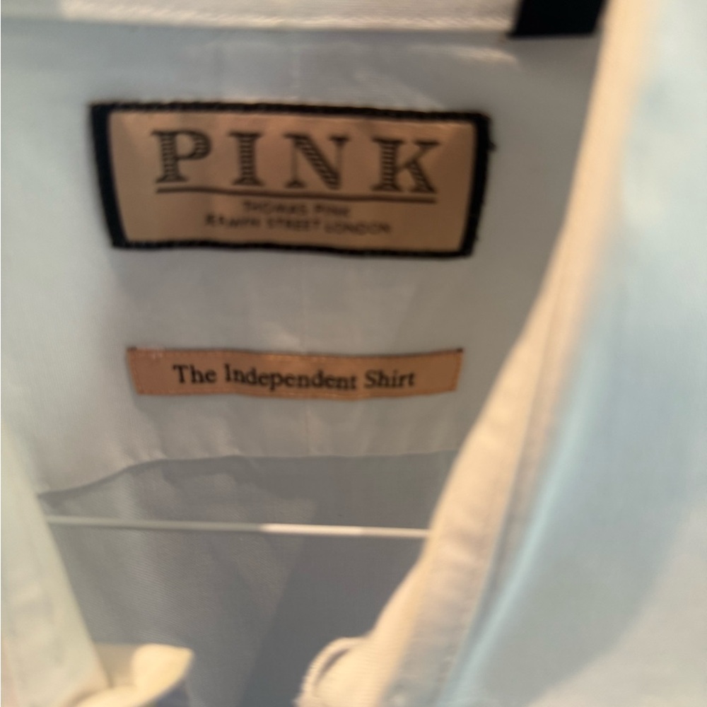 Thomas Pink Classic White Dress Shirt - slim fit